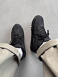 Кросівки чоловічі Найк Nike Air Max 90 Black 302519-001, фото 5