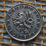 1 крона 1993 року. Чехiя, фото 2