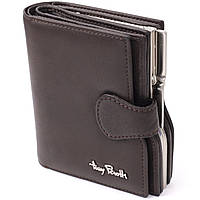 Місткий жіночий вертикальний гаманець з натуральної шкіри Tony Perotti 20841_1 (2656 moro) Коричневий