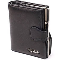 Стильний жіночий вертикальний гаманець з натуральної шкіри Tony Perotti 20842_1 (2656 nero) Чорний