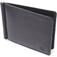 Модний затискач для грошей з м'якої натуральної шкіри Tony Perotti 20848_1 (5000 nero) Чорний
