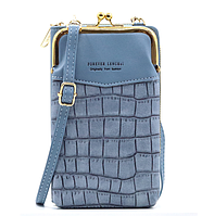 Жіноча міні сумочка клатч рептилія на плече, маленька сумка гаманець для телефону