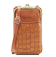 Жіноча міні сумочка клатч рептилія на плече, маленька сумка гаманець для телефону