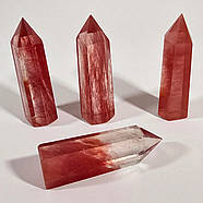 Кристал із сердоліка у формі вежі (полірований, 7 см), фото 3