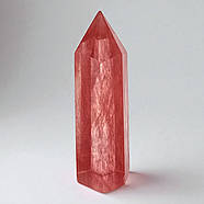 Кристал із сердоліка у формі вежі (полірований, 7 см), фото 4