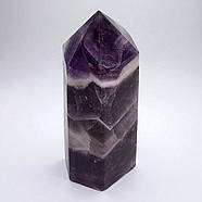 Кристал з аметиста у формі вежі полірований 7 см, фото 2