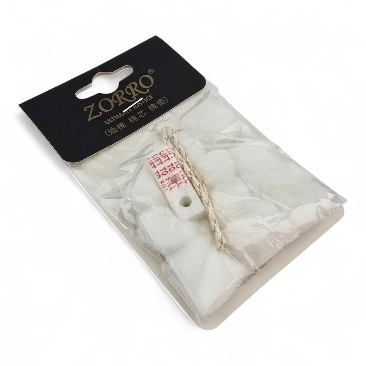 Витратники для бензинової запальнички формату Zippo: ватний наповнювач, гніт та повстяна прокладка, фото 1