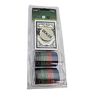 Набір для покеру 40 фішок + колода карток BCG + жетон Dealer, в блістері, фото 5