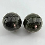 Кулі масажні нефритові у футлярі (d-3,8 см), фото 5