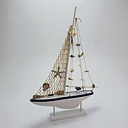 Вітрильник з черепашками на підставці (53 x 34 x 5.5 см), фото 2