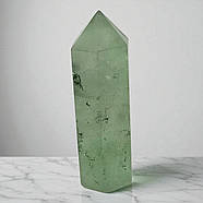 Кристал зеленого кварцу у формі вежі (полірований, 7.5 см), фото 2