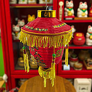 Китайський ліхтар із пензлями (підвісний декоративний, 28 x 20 см), фото 4