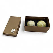 Кулі масажні з білого нефриту у футлярі (d-5 см), фото 3