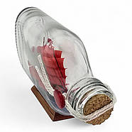 Модель вітрильника у пляшці (13 x 8 x 3 см), фото 3