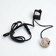 Занурювальний насос для фонтану з LED підсвічуванням, 3 Вт, 200 л/год, Hmax 55-60 см, IPX8 (BS-005), фото 2