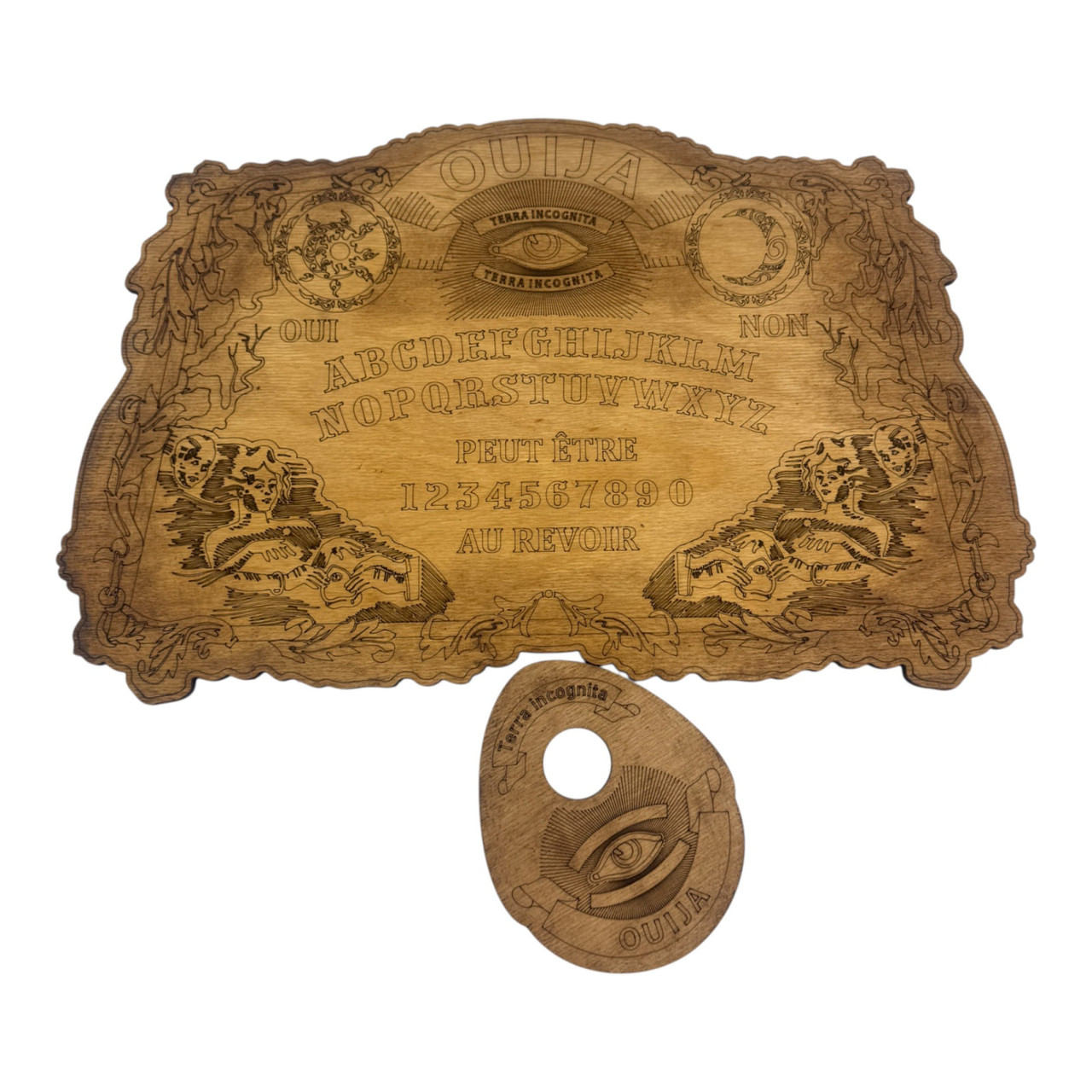 Спіритична дошка OUIJA "Антична" французькою мовою (49,5х29х0,8 см), фото 1
