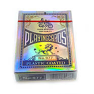 Карти гральні пластикове покриття (9х6, 5х1, 7 см), фото 2