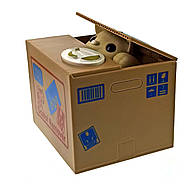 Скарбничка "Кішка Злодюжка" на батарейках (12х9х10 см) E, фото 2