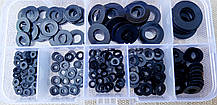 Набір із 250шт. нейлонових ущільнювальних шайб в коробці М2, М2.5, М3, М4, М5, М6, М8, М10, фото 4