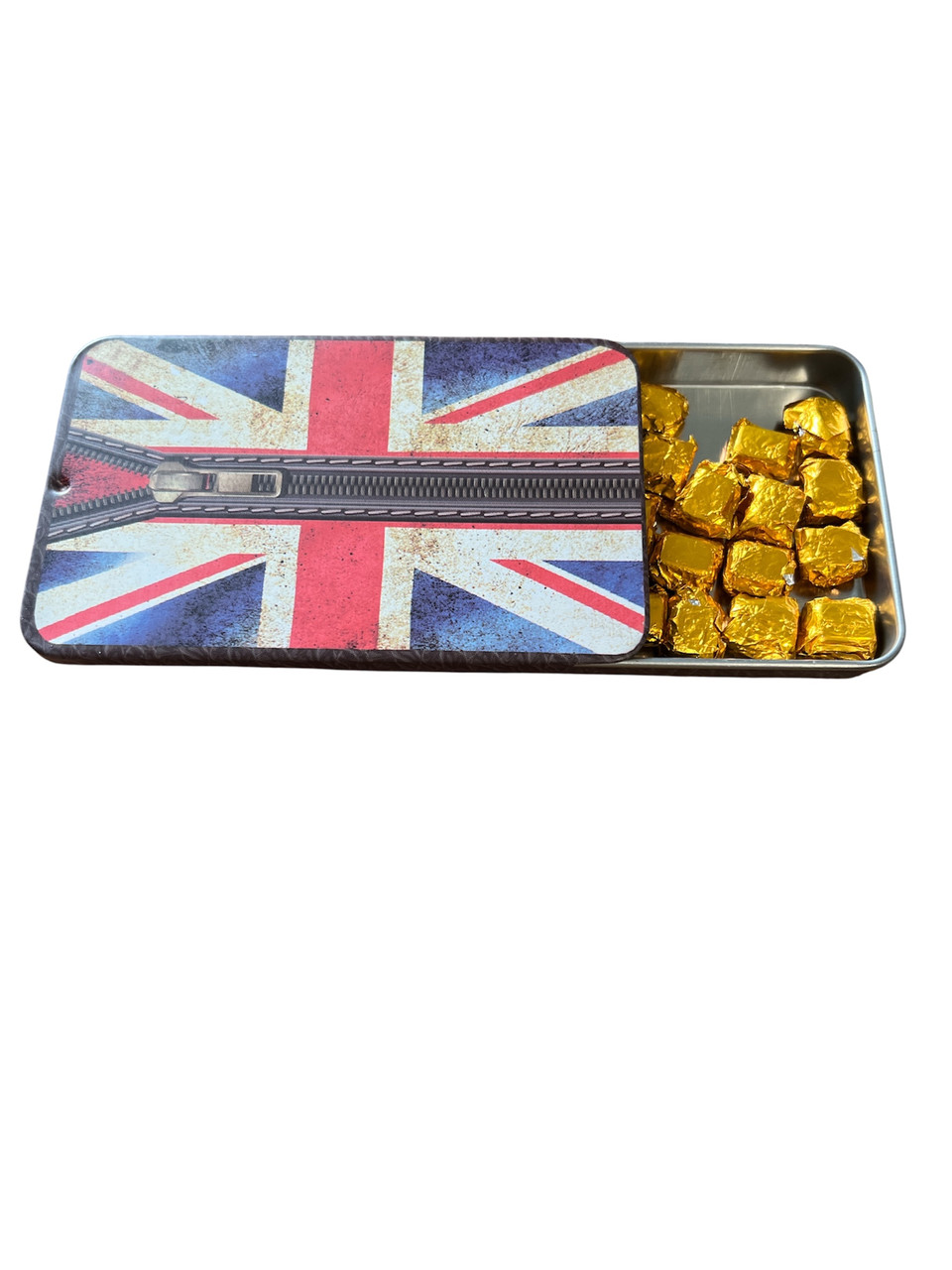 Чай Ча-гао Шу Пуер у бляшаній коробці Union Jack Смола Пуера шу без добавок NarodFarma 20 порцій, фото 1