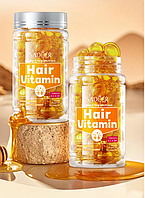 Вітамінні капсули для волосся SADOER Hair Vitamin Capsules з медом, олією авокадо та аргановою олією, 40 од