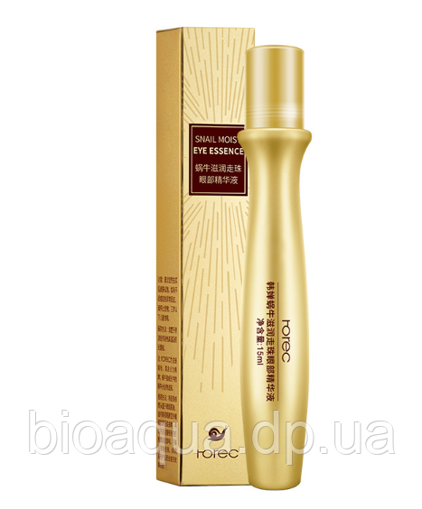 Ролер навколо очей ( рідкі патчі) з муцином равлика Rorec Snail , 20 мл