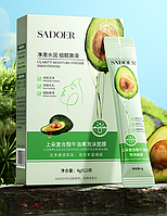 Набір очисних пінних  масок для обличча з авокадо SADOER  Complex Avocado Bubble Mask