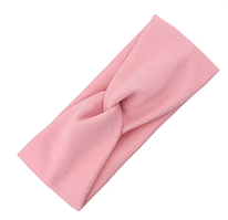 Дитяча еластична трикотажна пов'язка на голову (рожевий), 1-3 роки