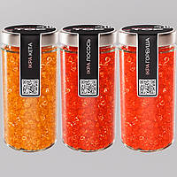 Ікра "Горбуша+Кета+Лосось" CapsFood імітована в Банці 500+500+500 г