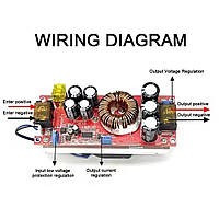 1800 Вт 40 A 1500 Вт 30 A 1200 Вт 20 A Підвищувальний перетворювач постійного струму Підвищує блок живлення Зарядний пристрій з ре