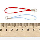 Шнур із Петлею Нейлон і Латунь, для Брелків, Мобільних, Колір: Мікс, Довжина 60мм, Кільце 8 мм, (25 шт), фото 4