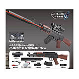 Автомат іграшковий  2030-1 А пластикові кульки 67см USBзарядне акумулятор лазер, фото 2