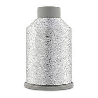 YarnArt CAMELLIA NEW (Камелія Нью) №411 білий блістер срібло (Пряжа з металевим блістером, нитки для в’язання)