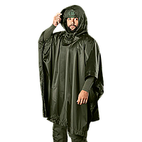 Похідний дощовик-пончо Pilgrim 2.0 Rip-Stop Оливковий