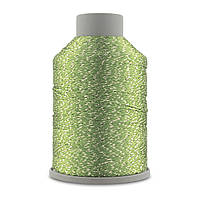 YarnArt CAMELLIA NEW (Камелія Нью) №420 зелений блістер золото (Пряжа з металевим блістером, нитки для в’язання)