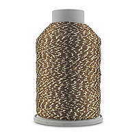 YarnArt CAMELLIA NEW (Камелія Нью) №422 коричневий блістер золото (Пряжа з металевим блістером, нитки для в’язання)