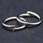 Колечки одинарні, Залізні, Колір: Платина, Розмір: 7х0.7мм, Внутрішній Діаметр 5.6 мм, приблизно 480 шт./50г, фото 5