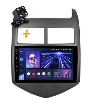 Магнитола для Chevrolet Aveo 2010-2013 (4+64 ГБ) на Android | QLED-екран, 4G