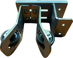 Верхній уловлювач із регулюванням з кронштейном для уловлювача встановлюєтся без зварювання для відкатних воріт, фото 5