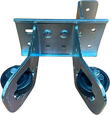 Верхній уловлювач із регулюванням з кронштейном для уловлювача встановлюєтся без зварювання для відкатних воріт, фото 4