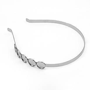 Обруч із Латуні, Платина, Діаметр 16 мм, Ширина 7 мм, 1 шт