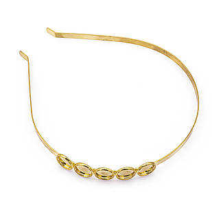 Обруч із Латуні, Золото, Діаметр 14 мм, Ширина 5 мм, 1 шт