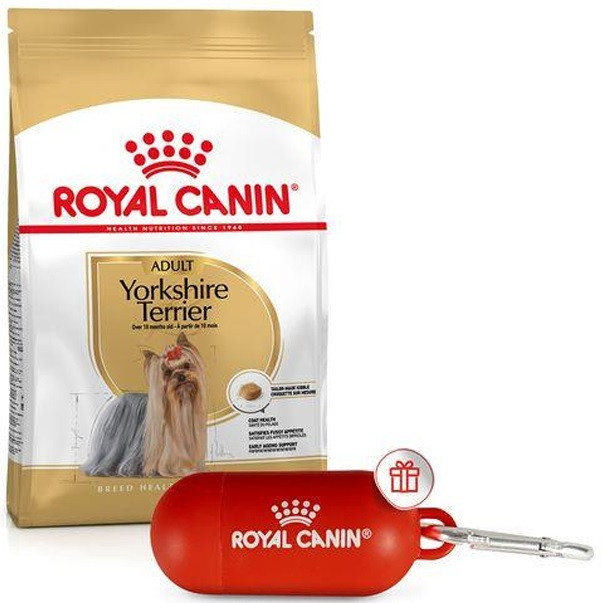 Акція! Сухий корм Royal Canin Yorkshire Terrier Adult для собак, 1,5 кг + диспенсер для пакетів у подарунок!