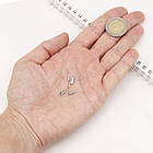 Бусини Трубочки, Неіржавка сталь, Розмір: 7х1.5мм, Отвір 1 мм, 10 шт, фото 2