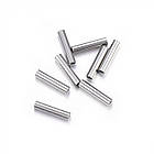 Бусини Трубочки, Неіржавка сталь, Розмір: 7х1.5мм, Отвір 1 мм, 10 шт, фото 4