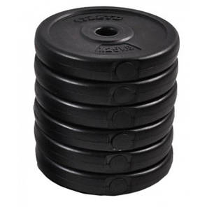 Диск для штанг і гантелей композитний Atleto 6шт x 1,25кг, фото 2