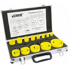 VERKE Набір коронок по металу 17 елементів V05090, фото 3
