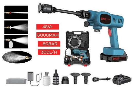 ВOXER Акумуляторна Автомийка Високого Тиску З 2 АКБ 48 Вольт BX-7012, фото 1