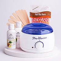 Набор для депиляции воском SOFT SKIN, 5 предметов, белый