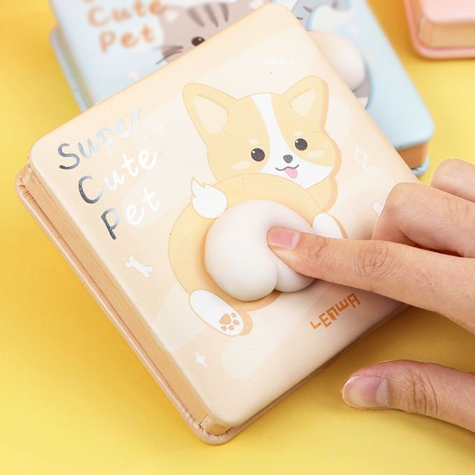 Антистрес Блокнот Сквіші Коргі Super Cute Pet (01551), фото 1
